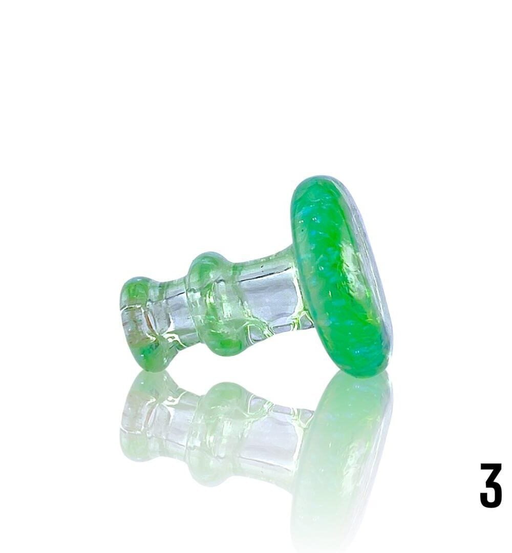 BHORO GLASS: CRUSHED OPAL PEAK PRO/NEW PEAK/PROXY JOYSTICK CAP - #3 - TITAN V3 6MM PROXY CAP