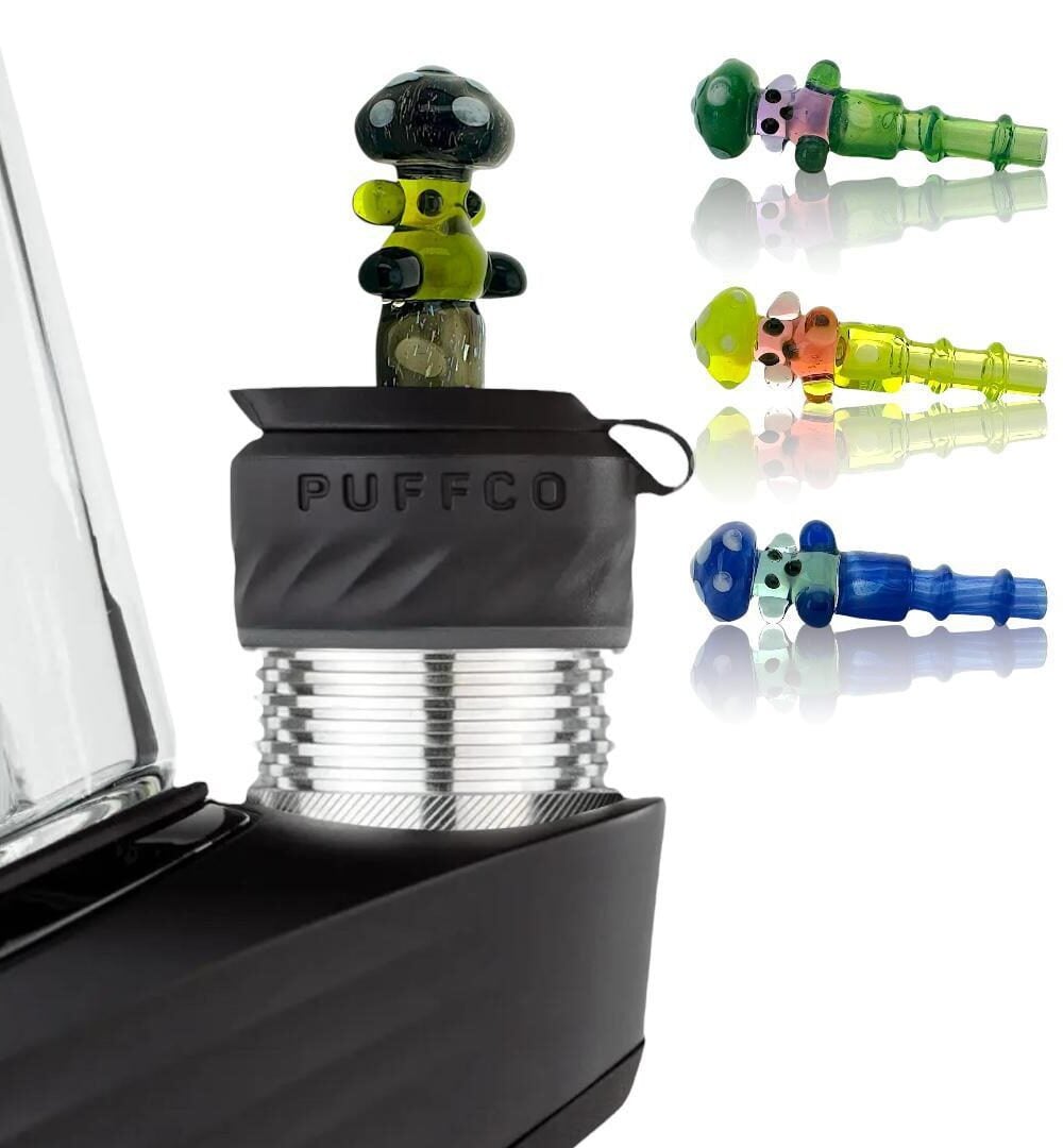 IRIDESCENT GLASS: SHROOM DUDE PUFFCO PEAK PRO 3DXL JOYSTICK CAP