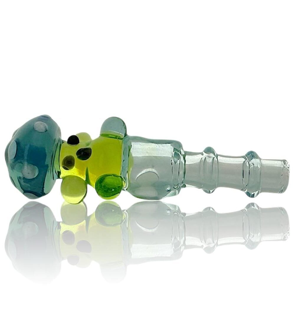 Alternative view of IRIDESCENT GLASS: SHROOM DUDE PUFFCO PEAK PRO 3DXL JOYSTICK CAP