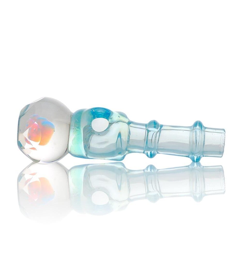 Alternative view of IRIDESCENT GLASS: FACETED PUFFCO PEAK PRO 3DXL JOYSTICK CAP