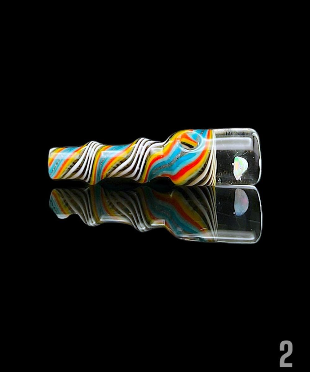 Alternative view of IRIDESCENT GLASS: WIG WAG TOP OPAL PUFFCO PEAK PRO 3DXL JOYSTICK CAP