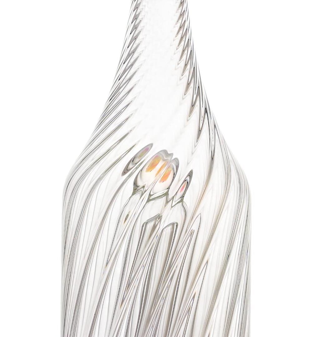 Alternative view of IRIDESCENT GLASS: SPIRAL BOTTLE PUFFCO PEAK ATTACHMENT