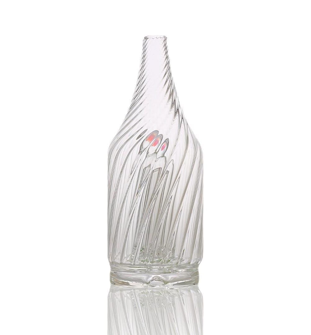 IRIDESCENT GLASS: SPIRAL BOTTLE PUFFCO PEAK ATTACHMENT - SPIRAL PUFFCO