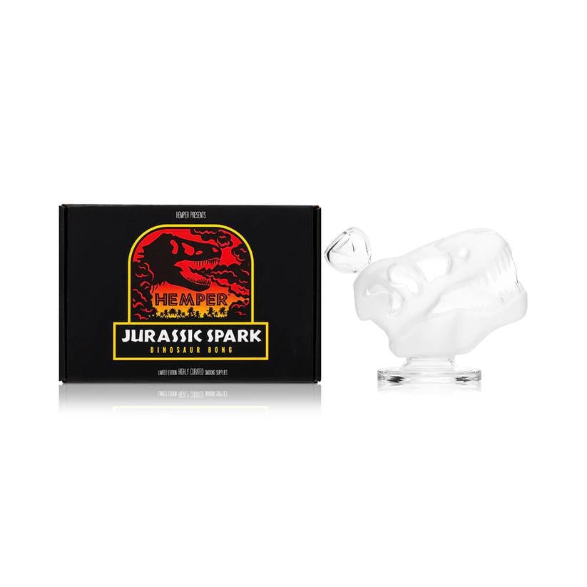 HEMPER: JURASSIC SPARK DINOSAUR SKULL BONG