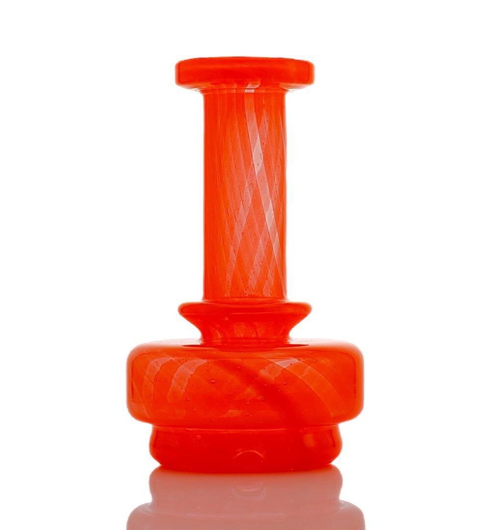 TOKR GLASS: COLORED V2 DRY TOP PUFFCO PEAK ATTACHMENT - ORANGE FULL COLOR