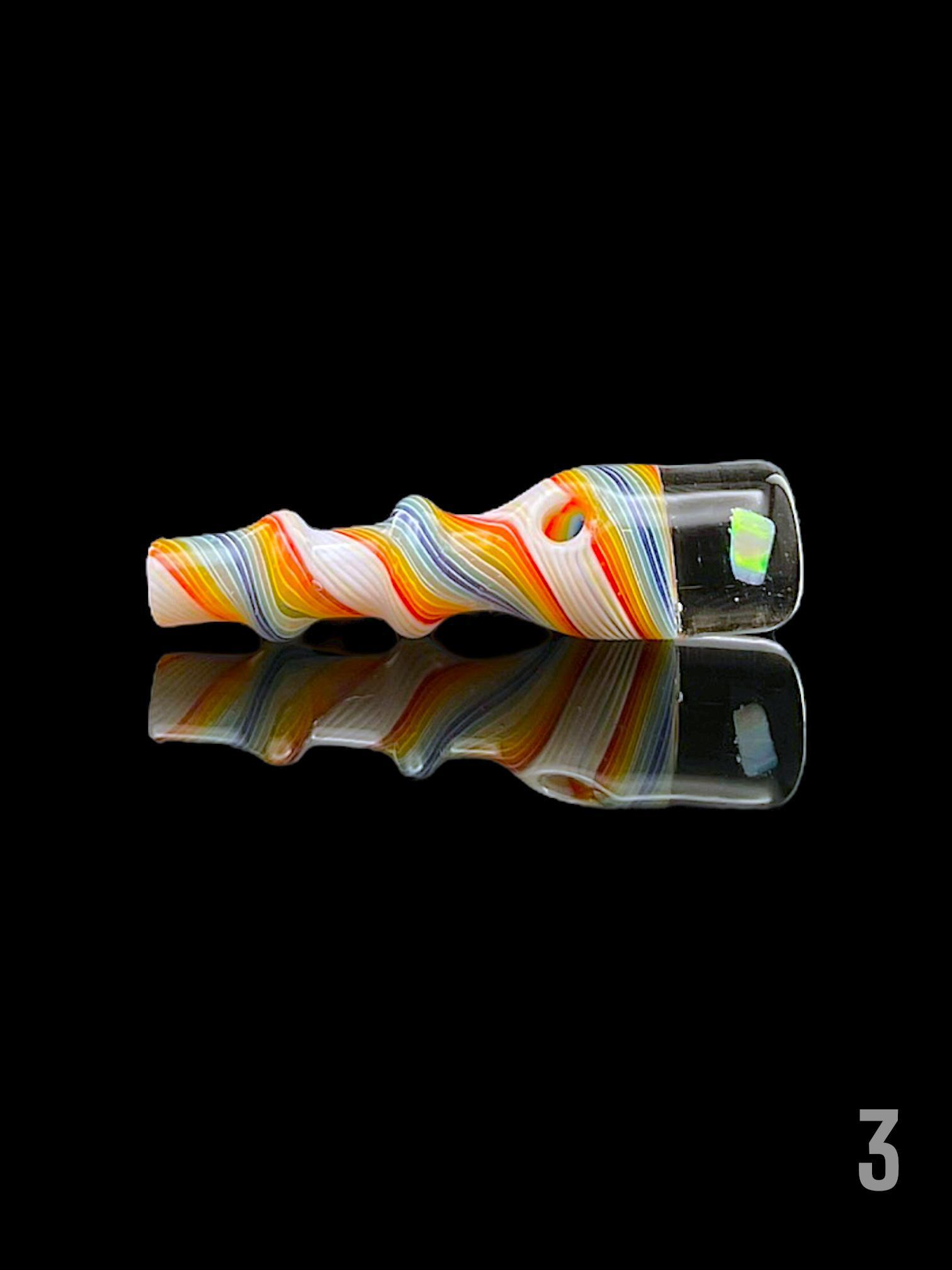 IRIDESCENT GLASS: WIG WAG TOP OPAL PUFFCO PEAK PRO 3DXL JOYSTICK