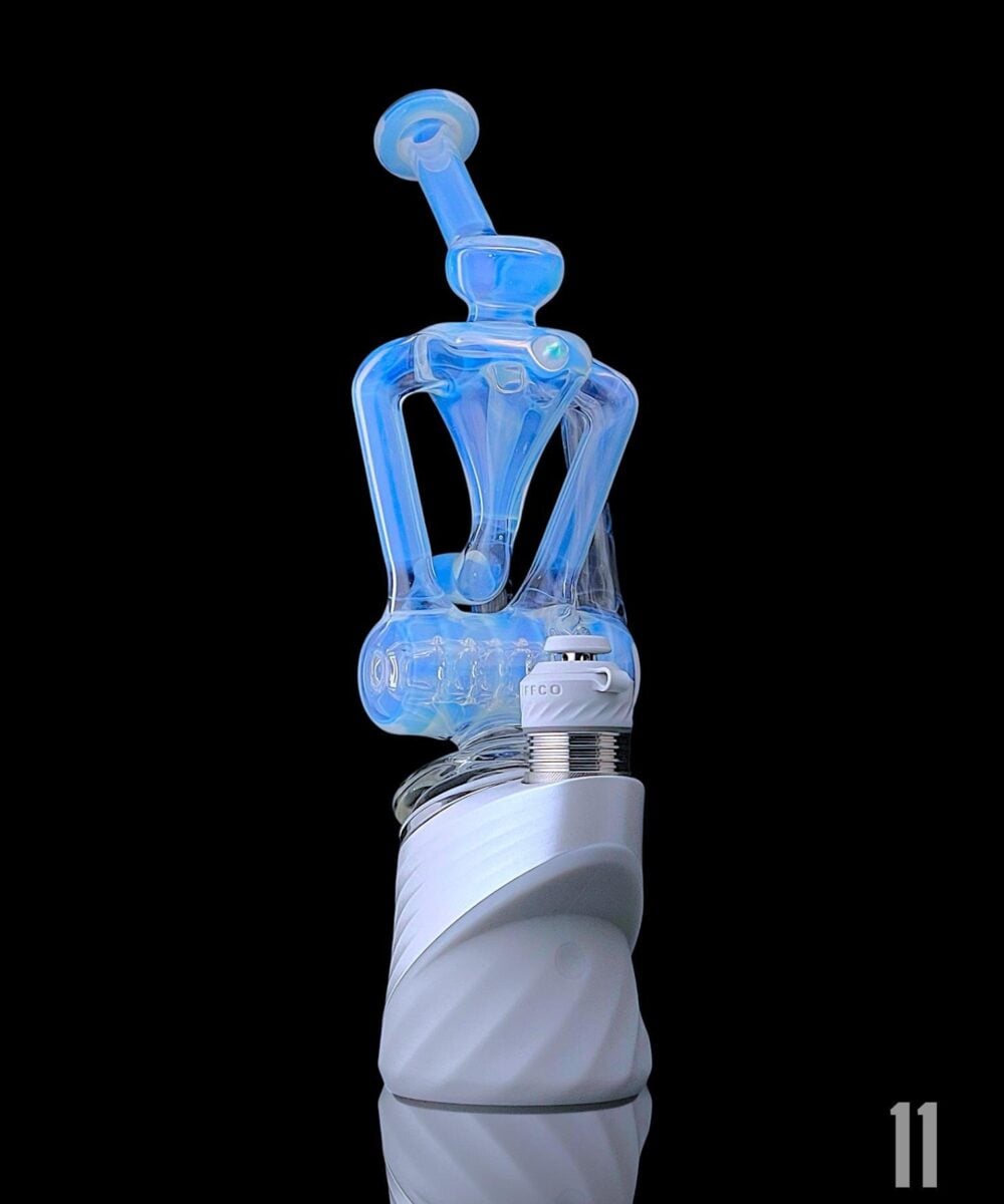 MOHAWK GLASS: COLOR GRID PUFFCO PEAK ATTACHMENT - #11 - MOONSTONE