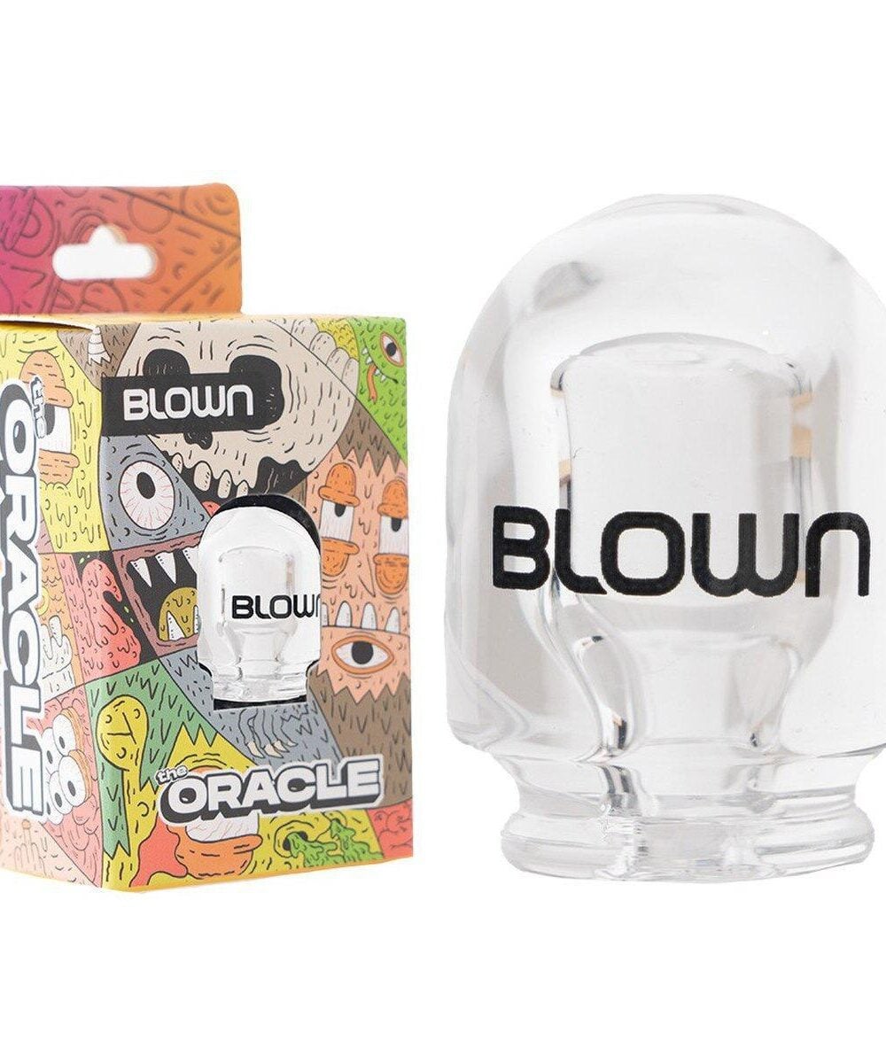 BLOWN GLASS: THE ORACLE PIVOT MOUTHPIECE - CLEAR