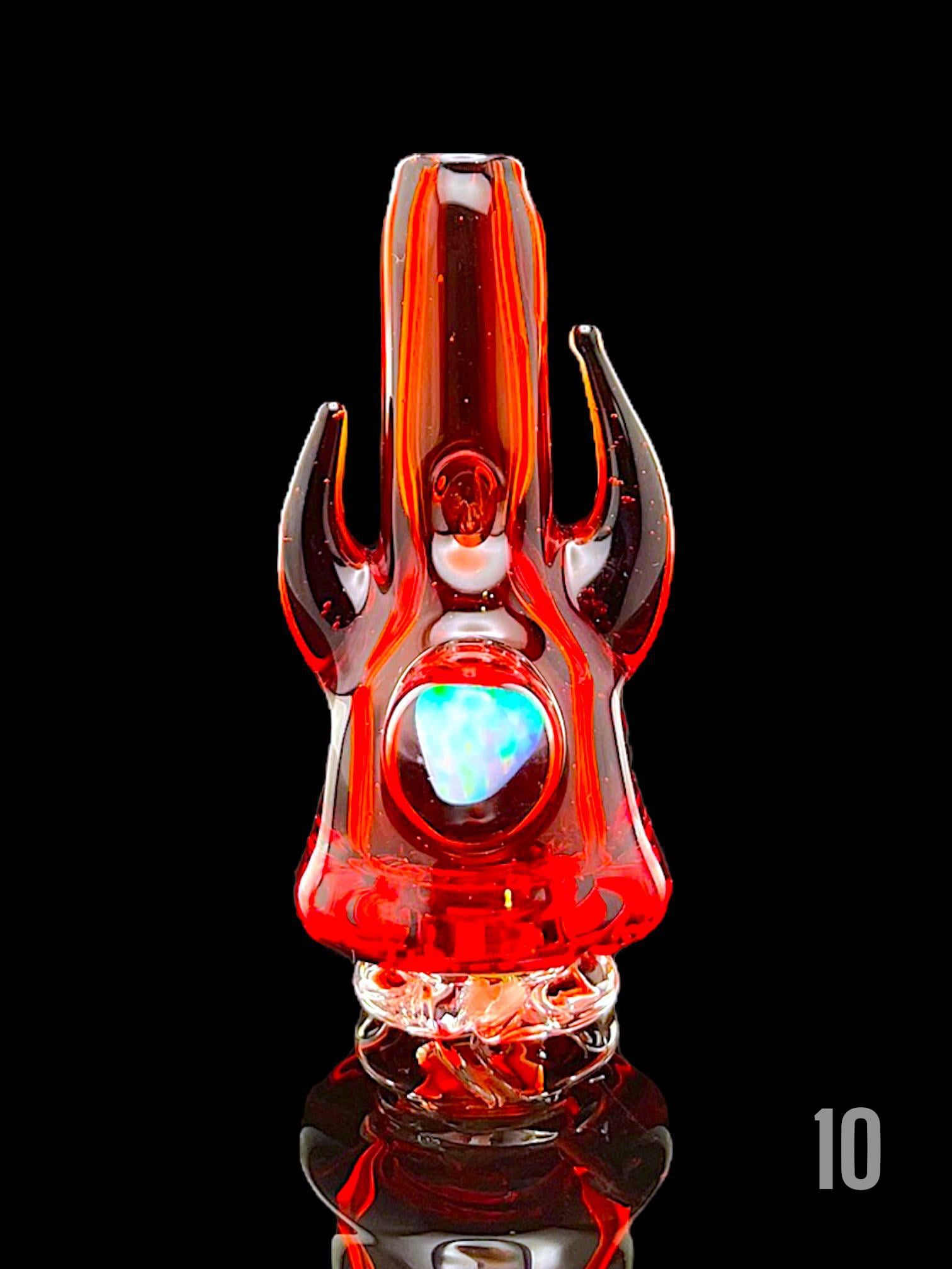 MAGIZLE GLASS: FULL COLOR DOUBLE HORN PIVOT MOUTHPIECE - Image 11