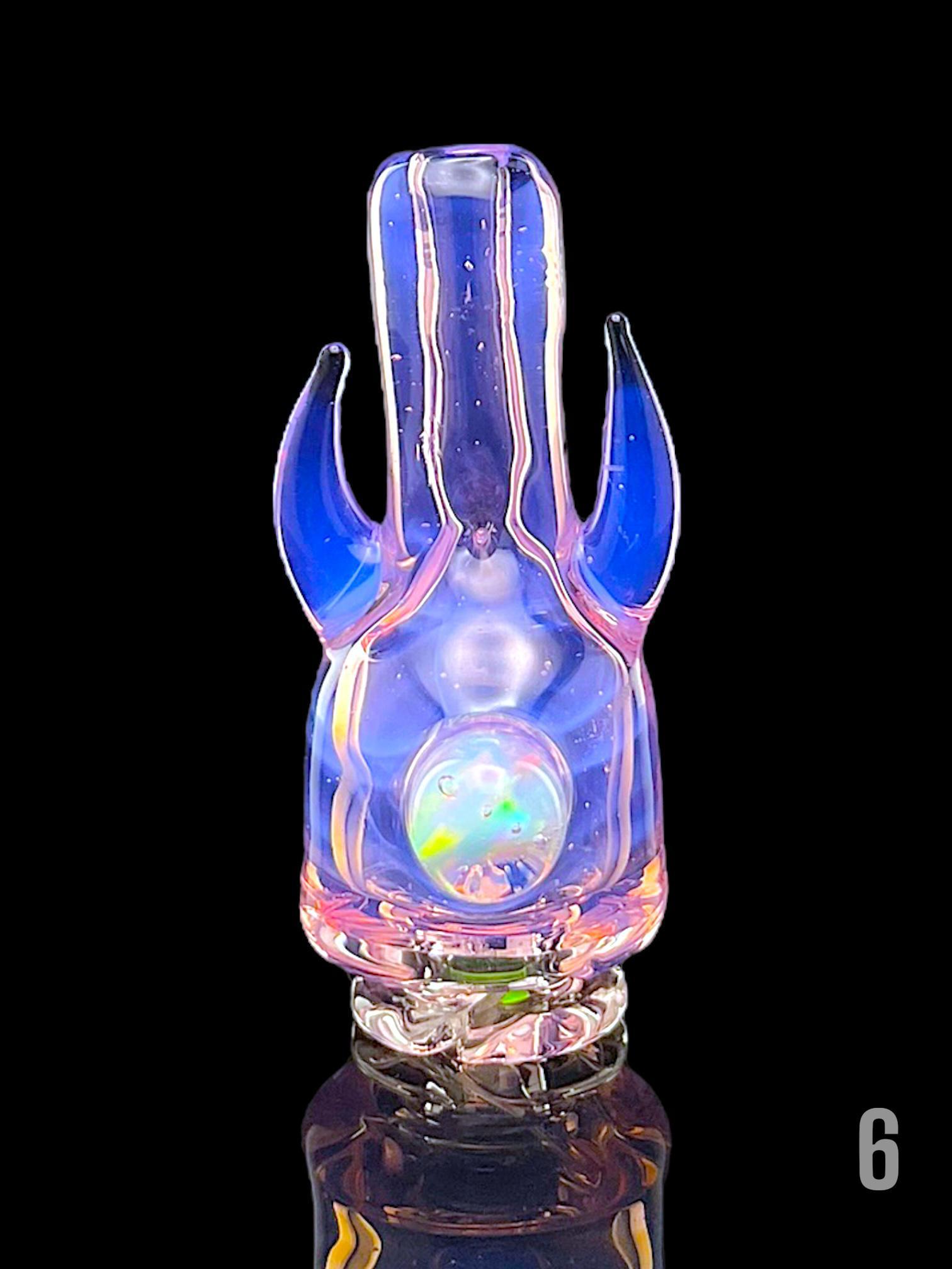 MAGIZLE GLASS: FULL COLOR DOUBLE HORN PIVOT MOUTHPIECE - Image 8