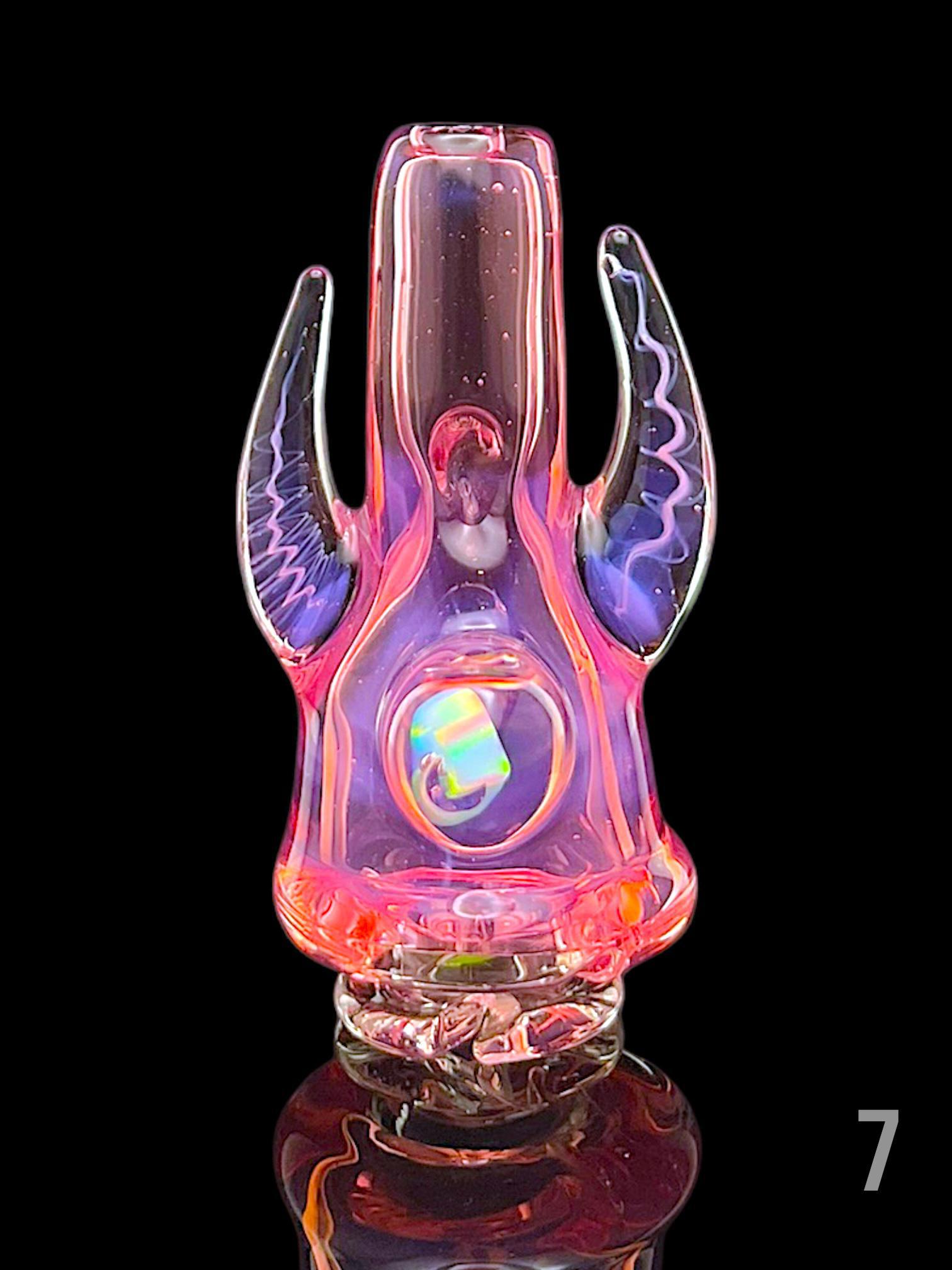 MAGIZLE GLASS: FULL COLOR DOUBLE HORN PIVOT MOUTHPIECE - Image 7