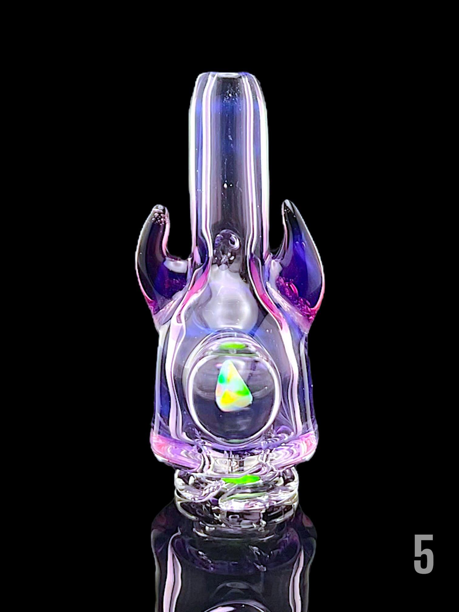 MAGIZLE GLASS: FULL COLOR DOUBLE HORN PIVOT MOUTHPIECE - Image 6