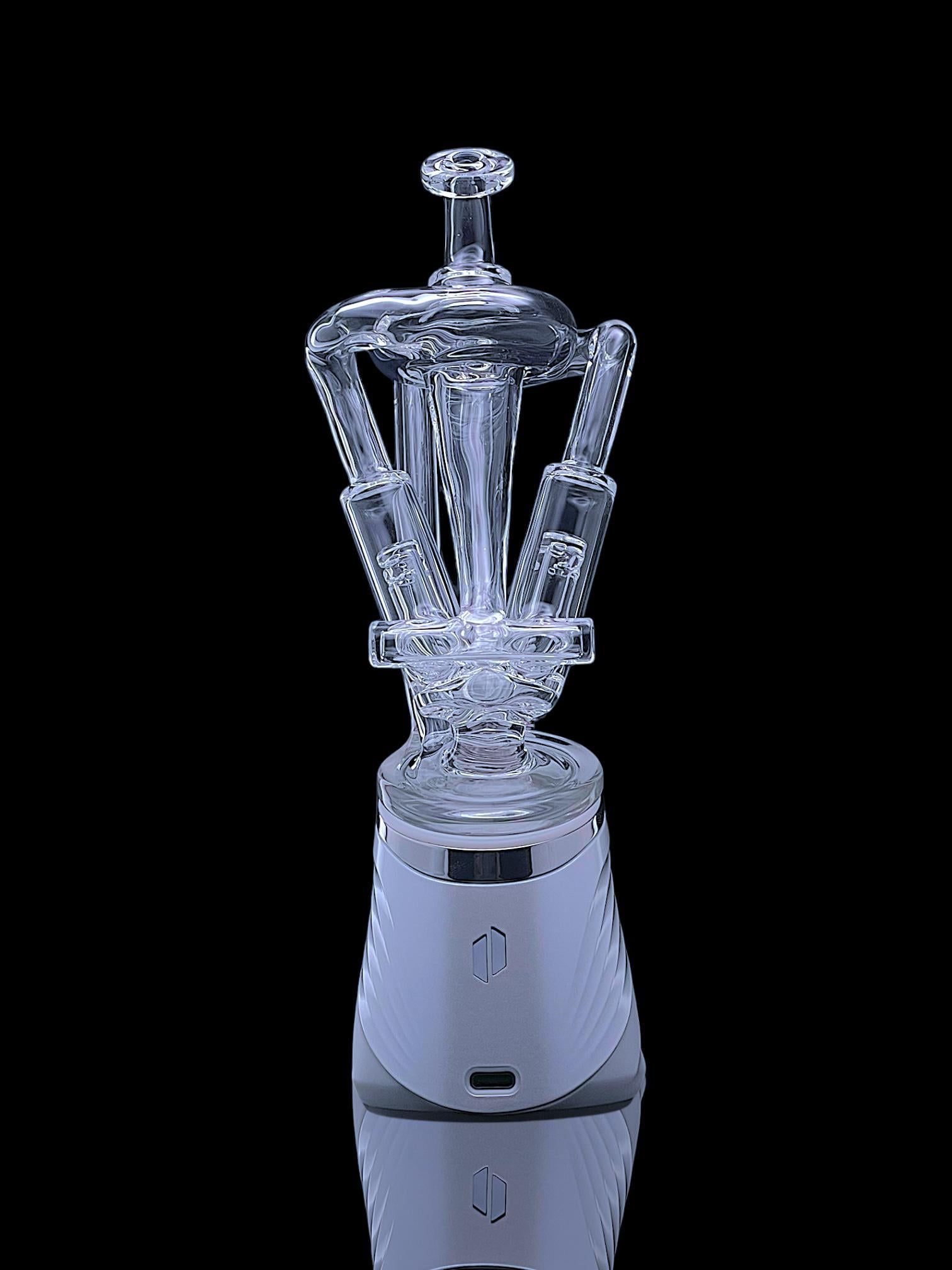 NIB GLASS: SLIM V TWIN PUFFCO PEAK ATTACHMENT - Image 2