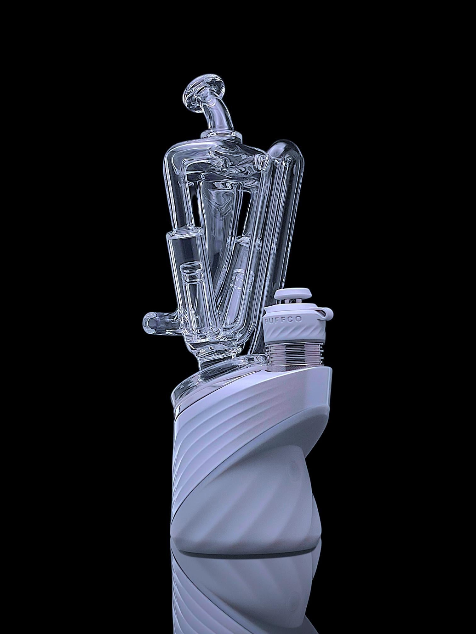 NIB GLASS: SLIM V TWIN PUFFCO PEAK ATTACHMENT - Image 8