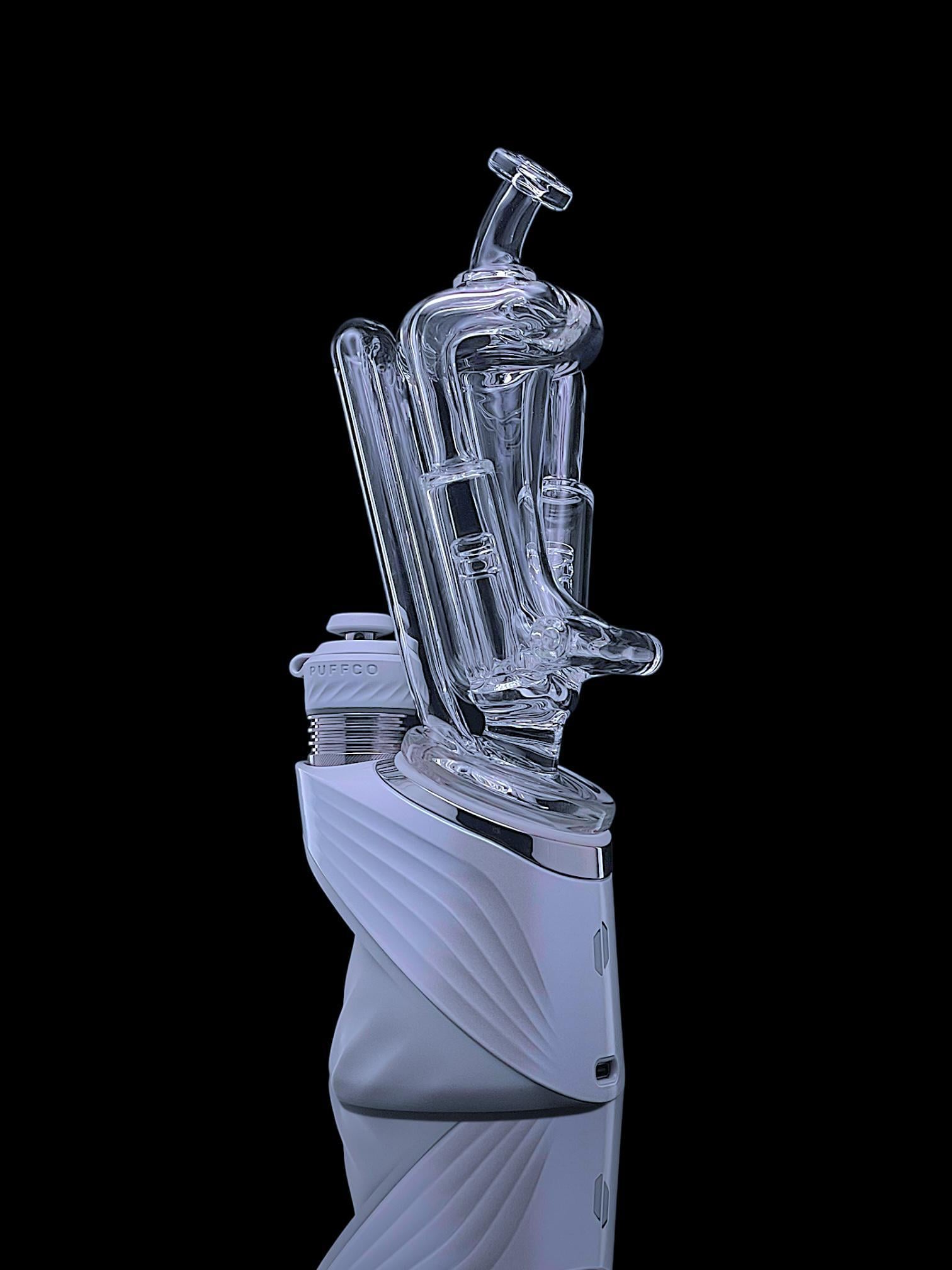 NIB GLASS: SLIM V TWIN PUFFCO PEAK ATTACHMENT - Image 6