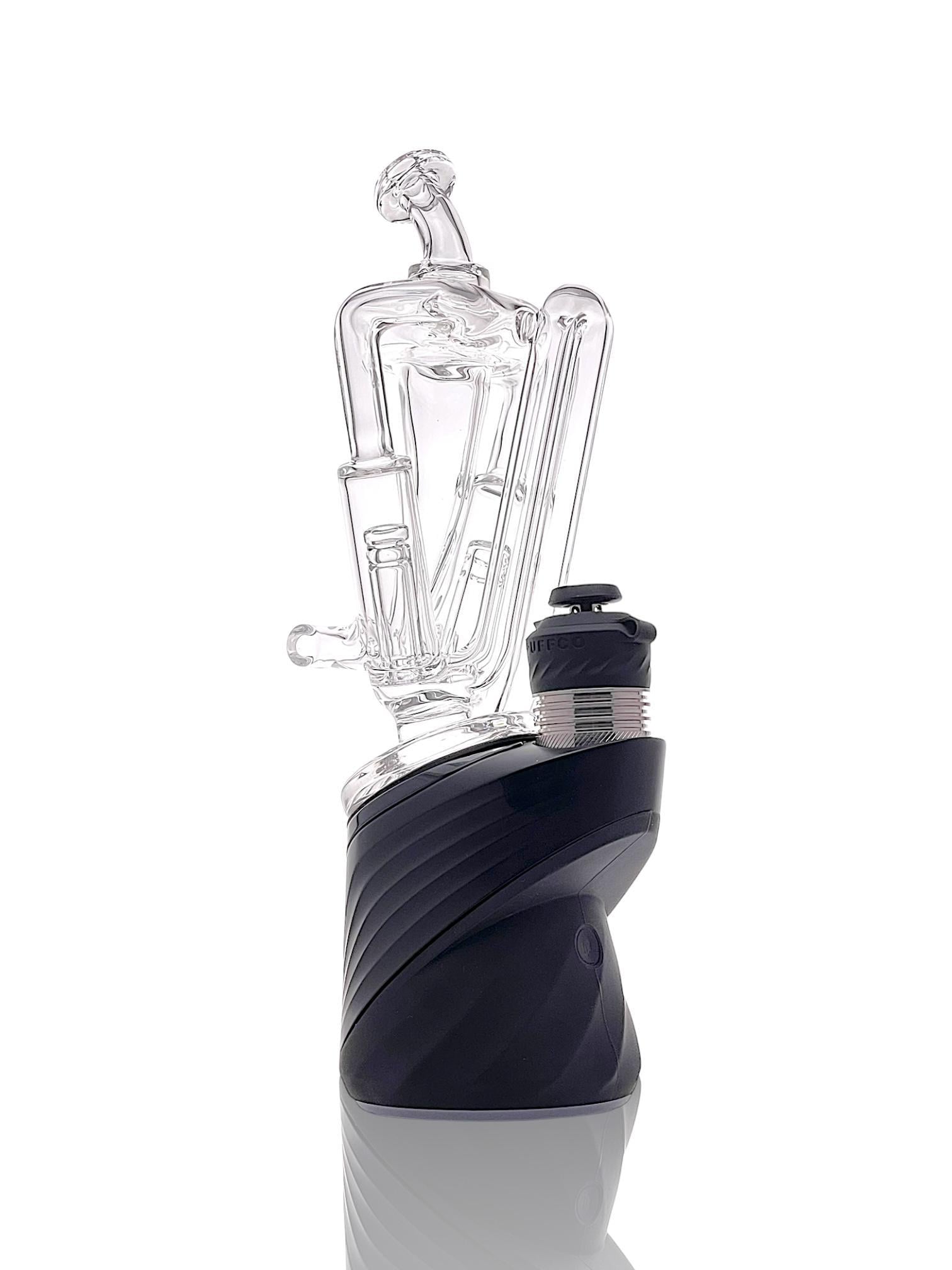 NIB GLASS: SLIM V TWIN PUFFCO PEAK ATTACHMENT