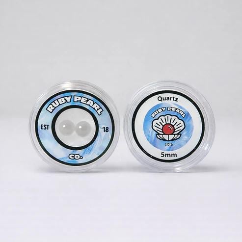 RUBY PEARL CO: 5MM QUARTZ SET 2PK