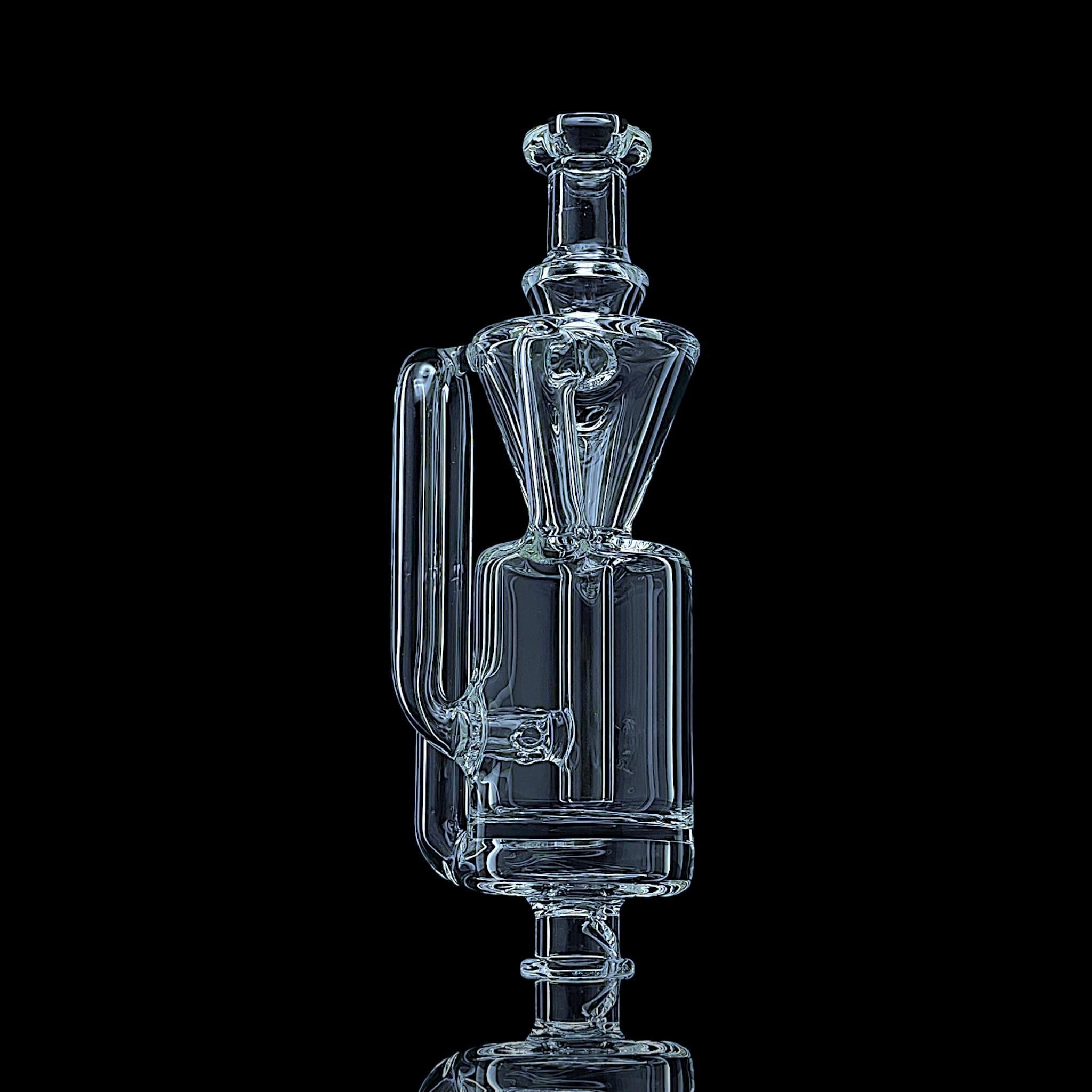 IRIDESCENT GLASS: RECYCLER PUFFCO PIVOT MOUTHPIECE - Image 5