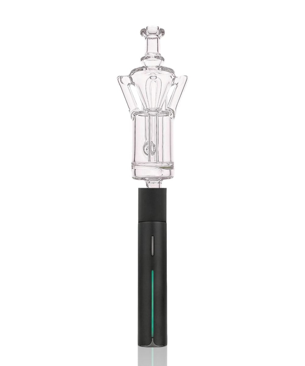IRIDESCENT GLASS: RECYCLER PUFFCO PIVOT MOUTHPIECE