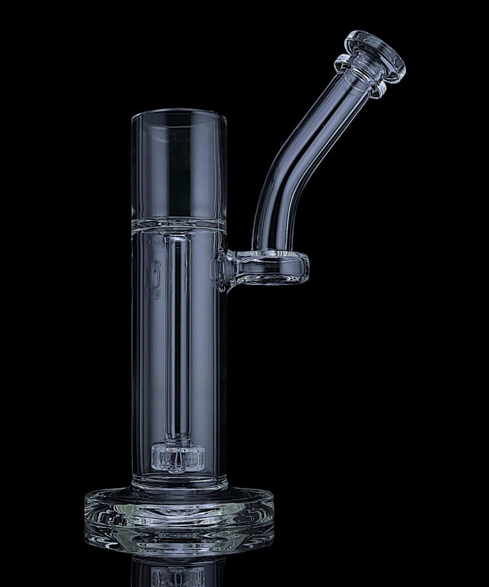 IRIDESCENT GLASS: SHOWERHEAD BUBBLER PUFFCO PROXY ATTACHMENT - CLEAR