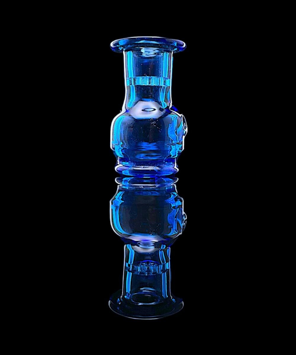 IRIDESCENT GLASS: PIVVY PUFFCO PIVOT MOUTHPIECE - #1 - ROYAL BLUE
