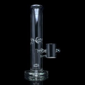 TEAL BLACK STRAIGHT TUBE WITH OPAL