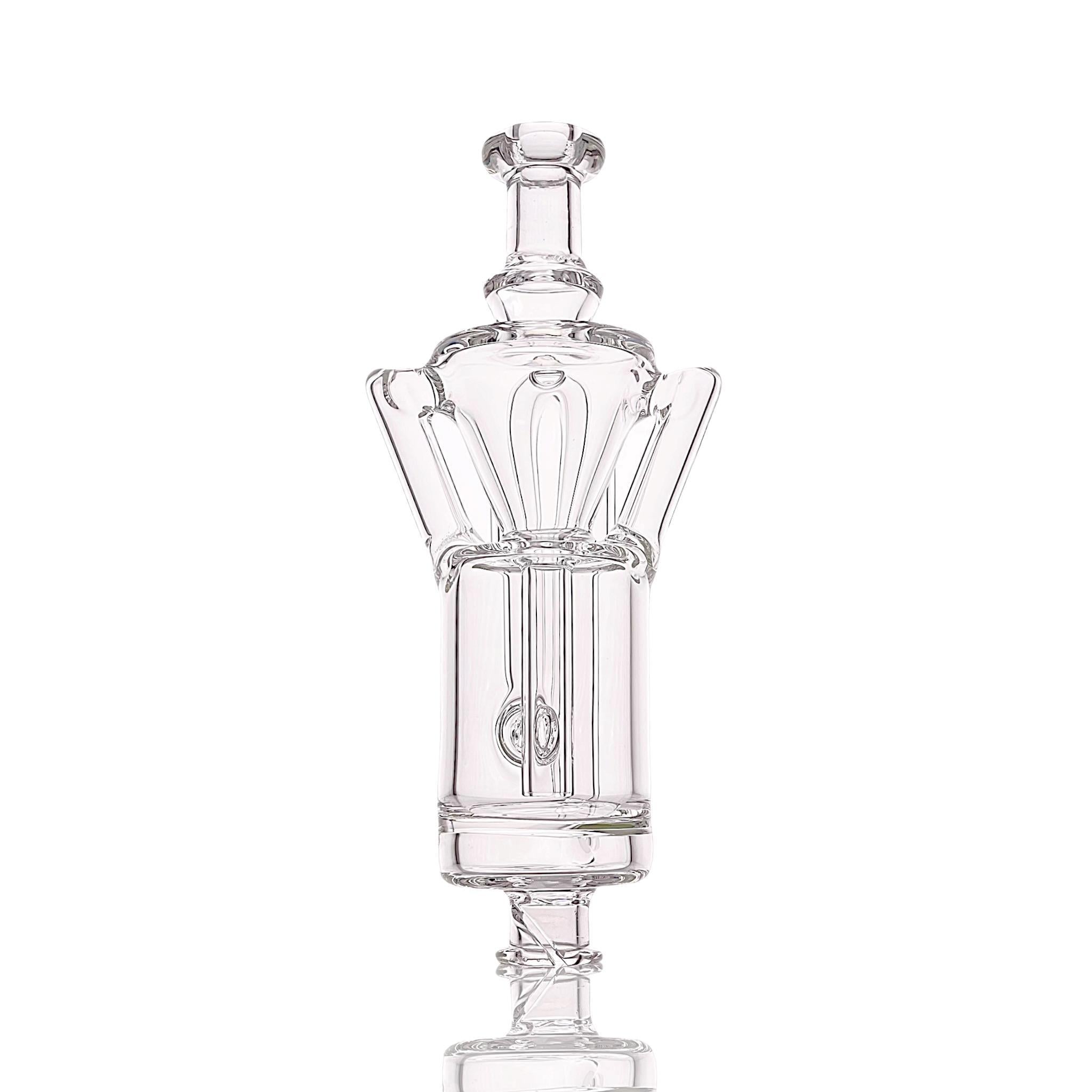 IRIDESCENT GLASS: RECYCLER PUFFCO PIVOT MOUTHPIECE - Image 2