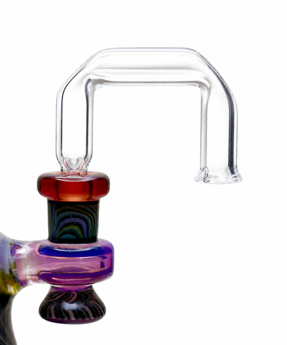 TOM FINN GLASS: ALL GLASS VORTEX ENHANCED ADAPTER FOR PUFFCO PIVOT