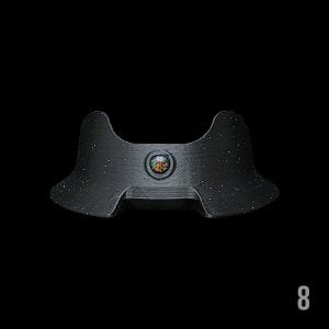 #8 - CROPAL WITH 6MM BLACK OPAL