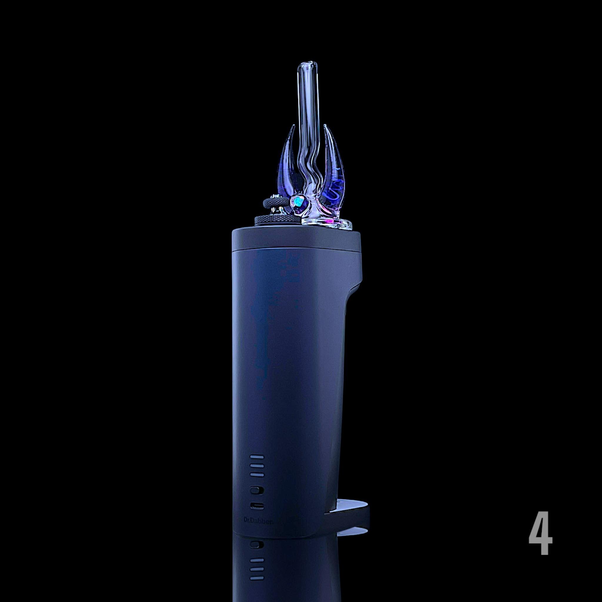 MAGIZLE GLASS: ACCENTED HORN DR DABBER SWITCH 2 GLASS ATTACHMENT - Image 10