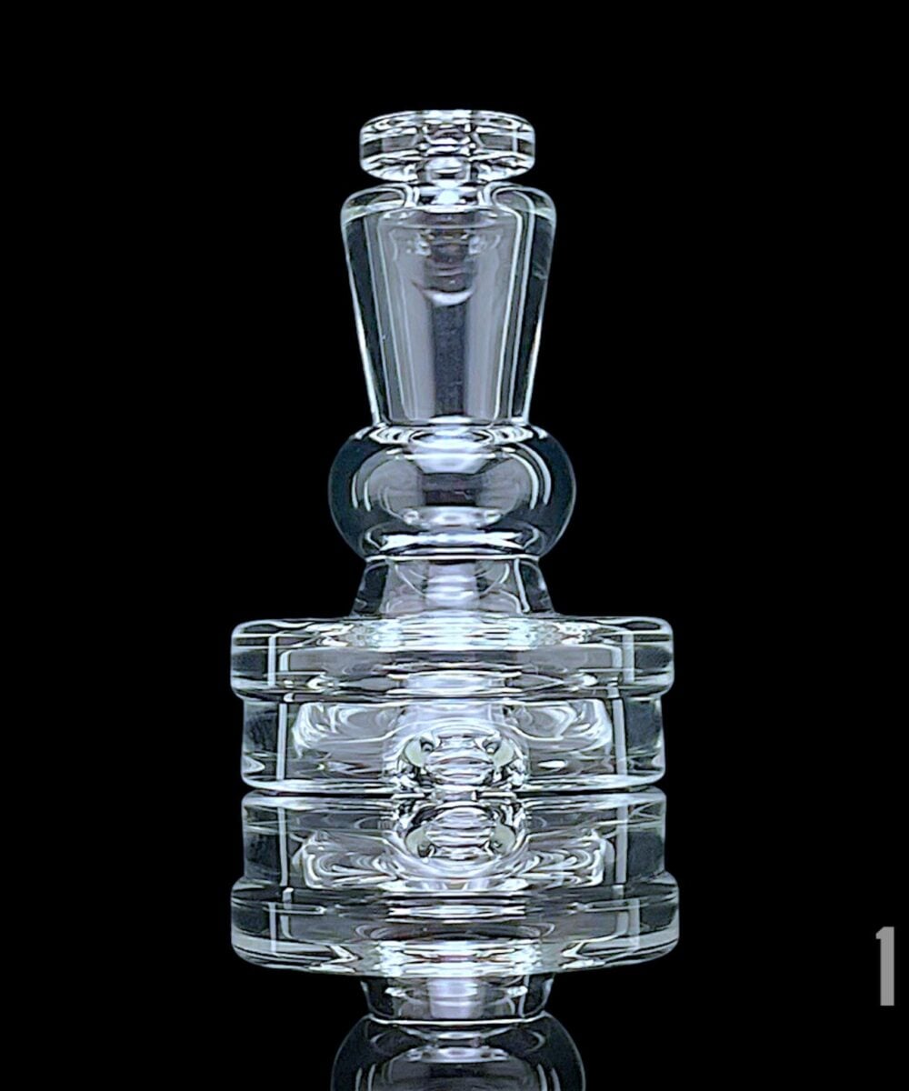SPIDER GLASS: DRY TOP PUFFCO PEAK ATTACHMENT - #1 - DRY TOP CLEAR