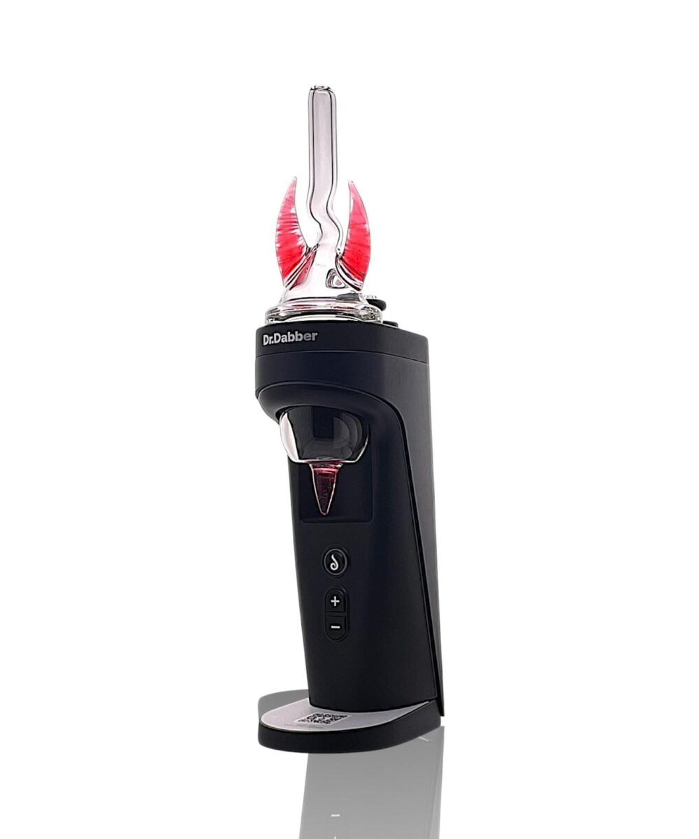 MAGIZLE GLASS: ACCENTED HORN DR DABBER SWITCH 2 GLASS ATTACHMENT