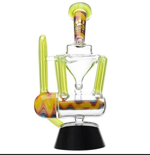 CALI BEAR GLASS: INLINER RECYCLER PUFFCO PEAK GLASS ATTACHMENT - Image 6