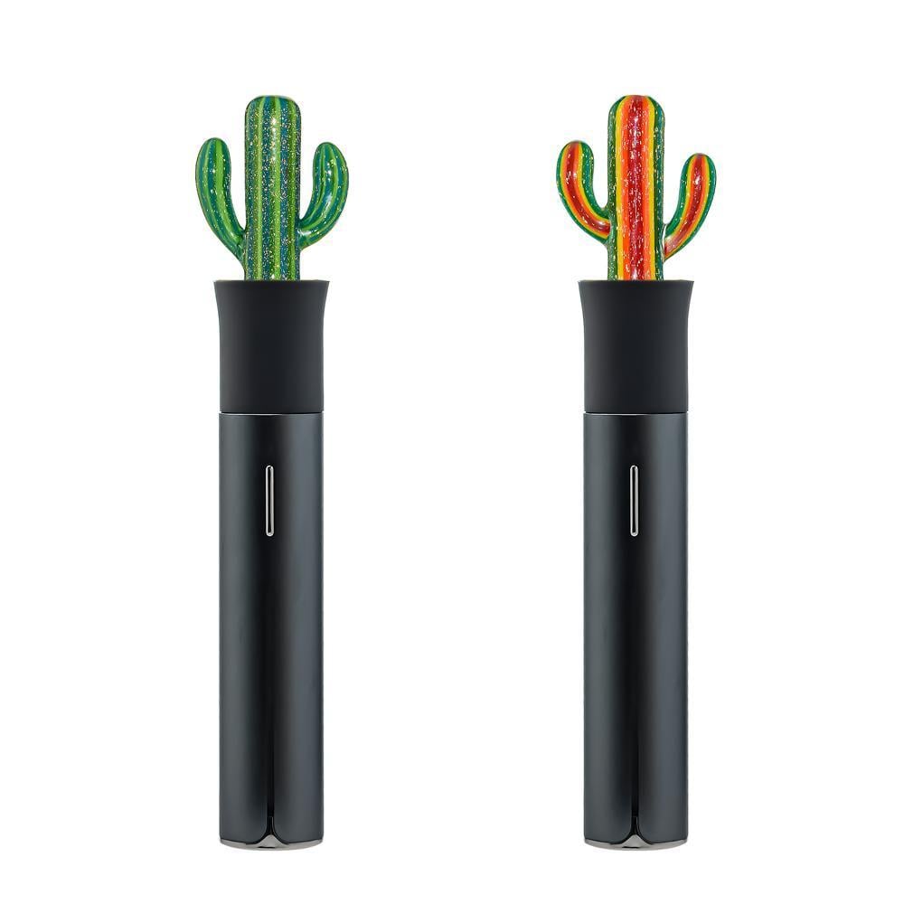 IRIDESCENT GLASS: DICHRO CACTUS PUFFCO PIVOT MOUTHPIECE