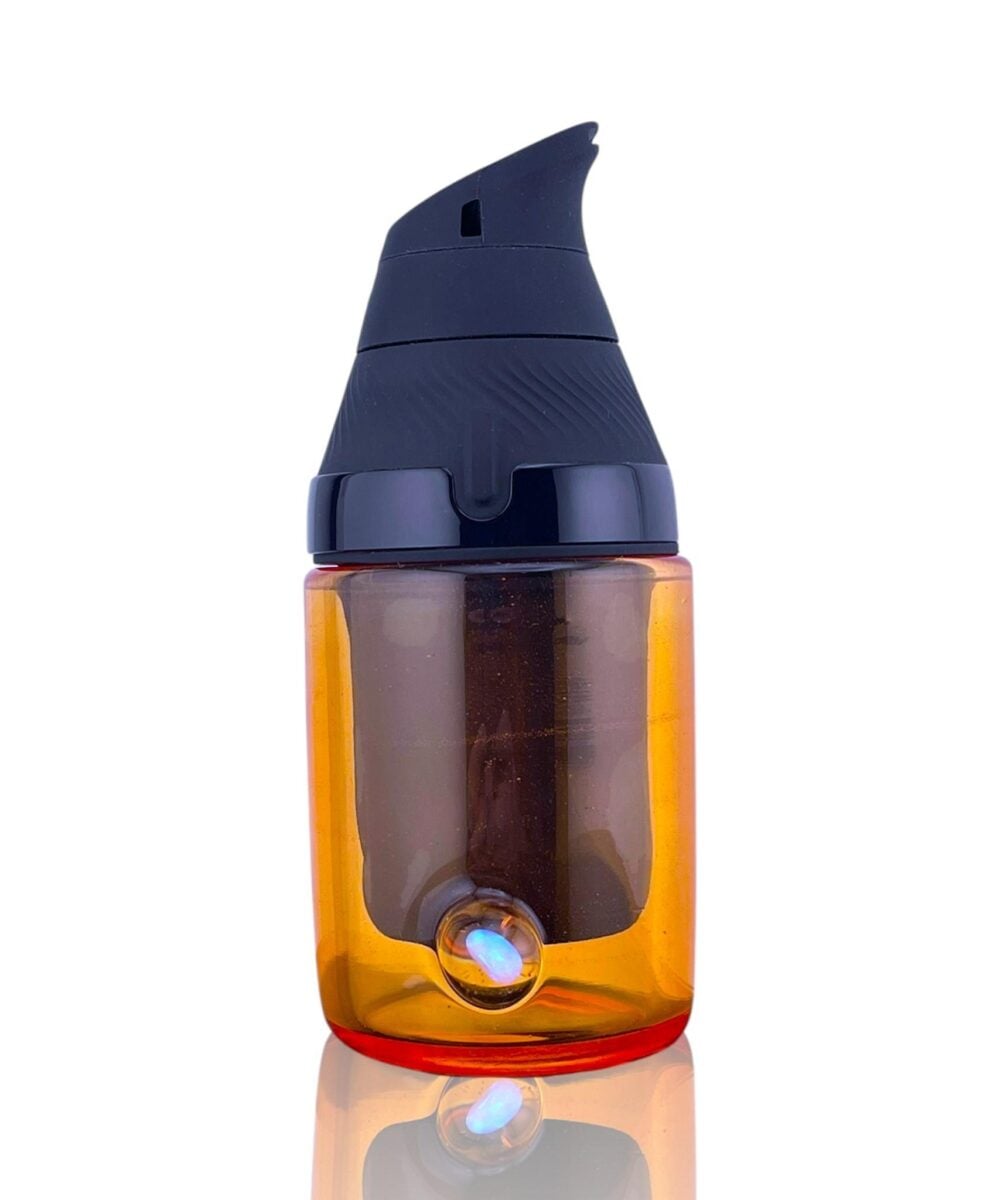 ORGANIK GLASS: ENCASED OPAL CUP PUFFCO PROXY CORE GLASS ATTACHMENT