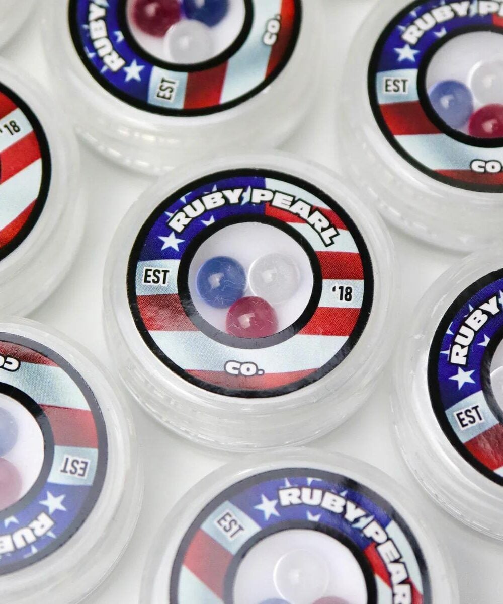 RUBY PEARL CO: USA THEMED TERP PEARL SET 2PK