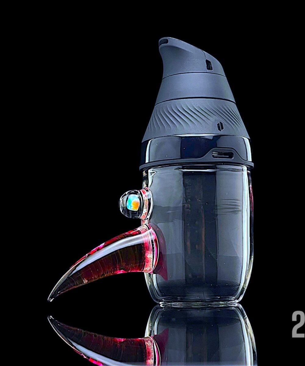 Alternative view of MAGIZLE GLASS: COLOR ACCENTED HORN CUP PUFFCO PROXY CORE GLASS ATTACHMENT
