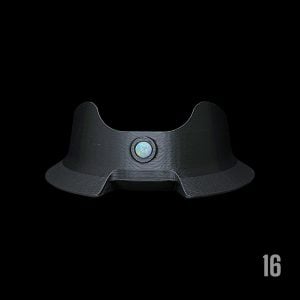 #16 - ALL BLACKED OUT WITH 6MM WHITE OPAL