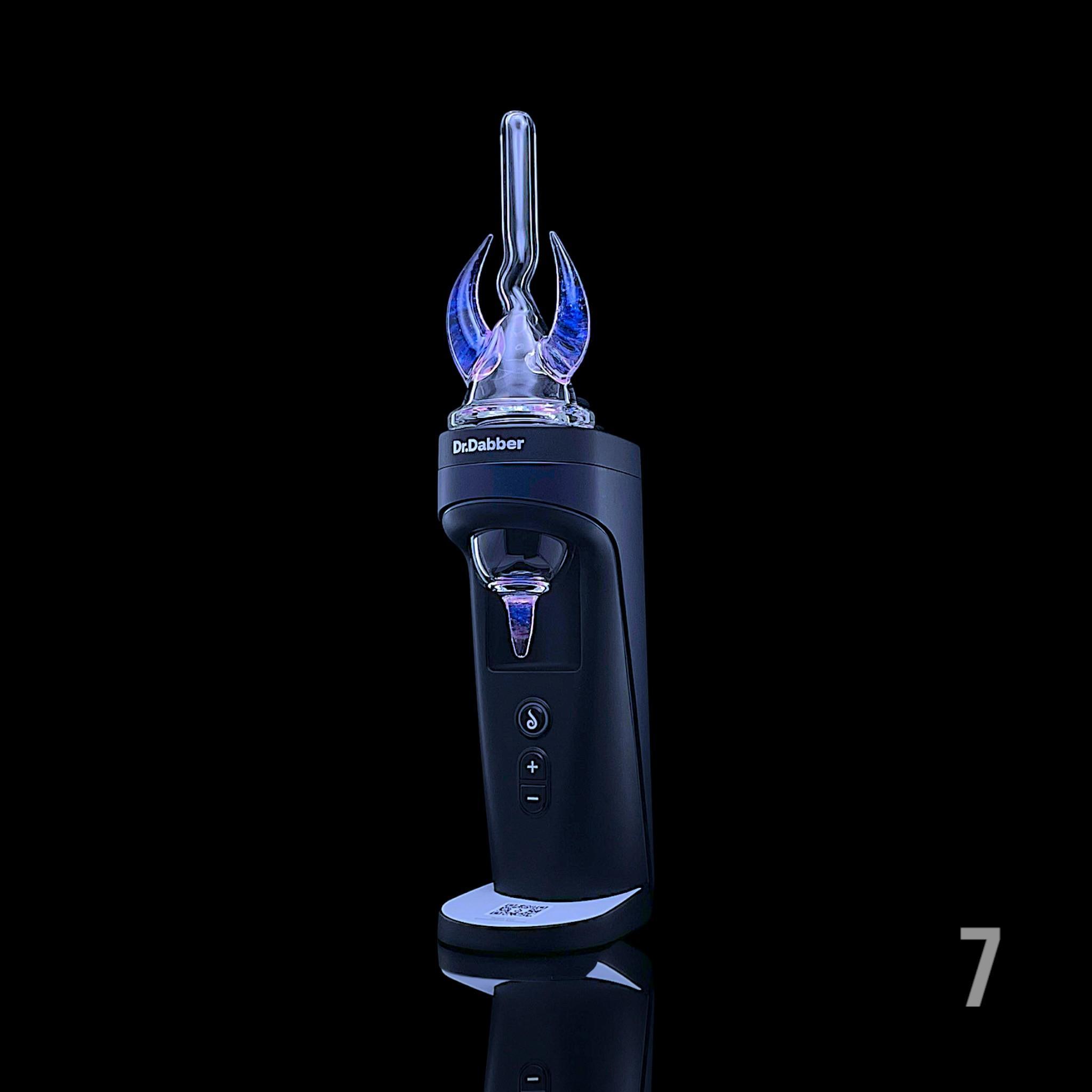 MAGIZLE GLASS: ACCENTED HORN DR DABBER SWITCH 2 GLASS ATTACHMENT - Image 15