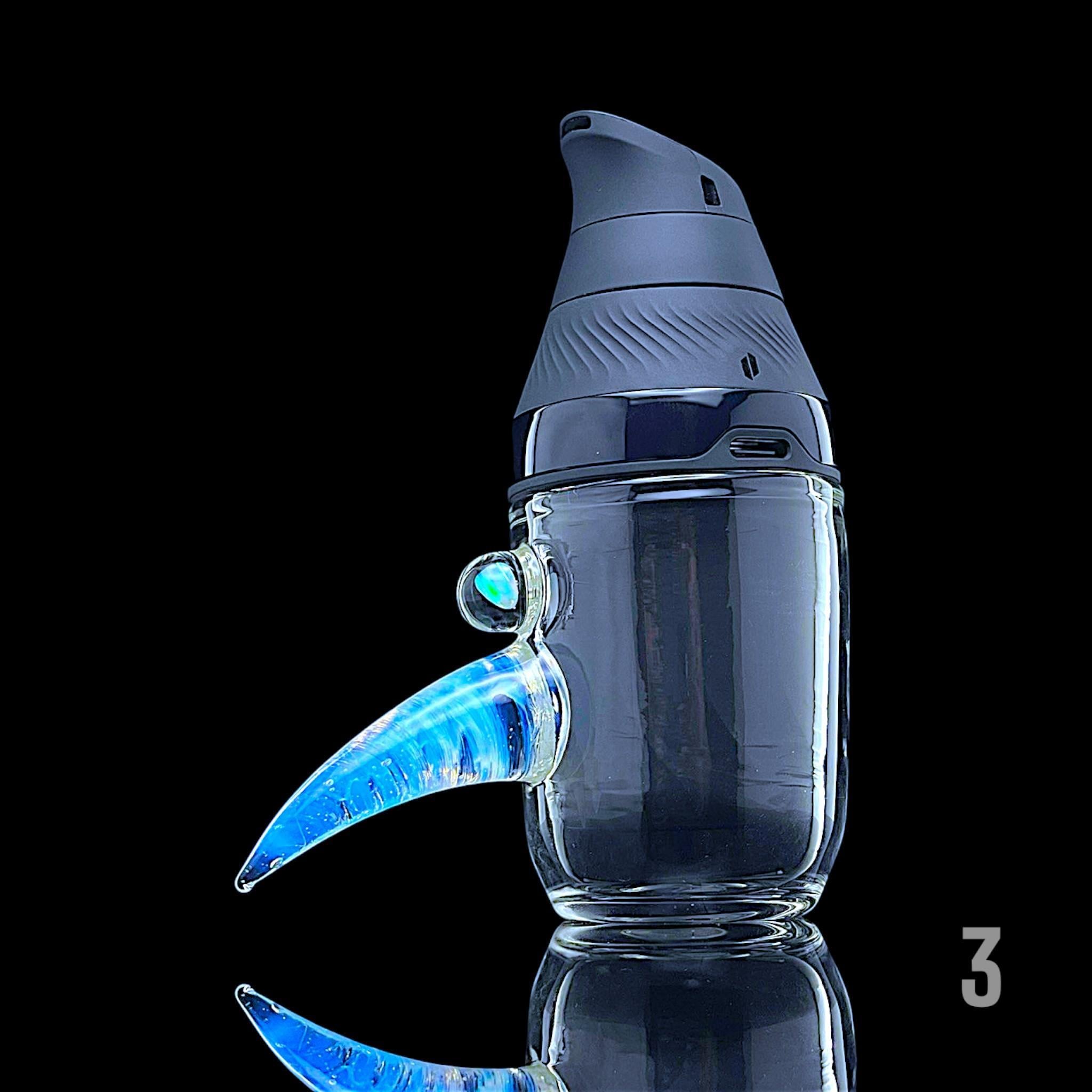 MAGIZLE GLASS: COLOR ACCENTED HORN CUP PUFFCO PROXY CORE GLASS ATTACHMENT - Image 3