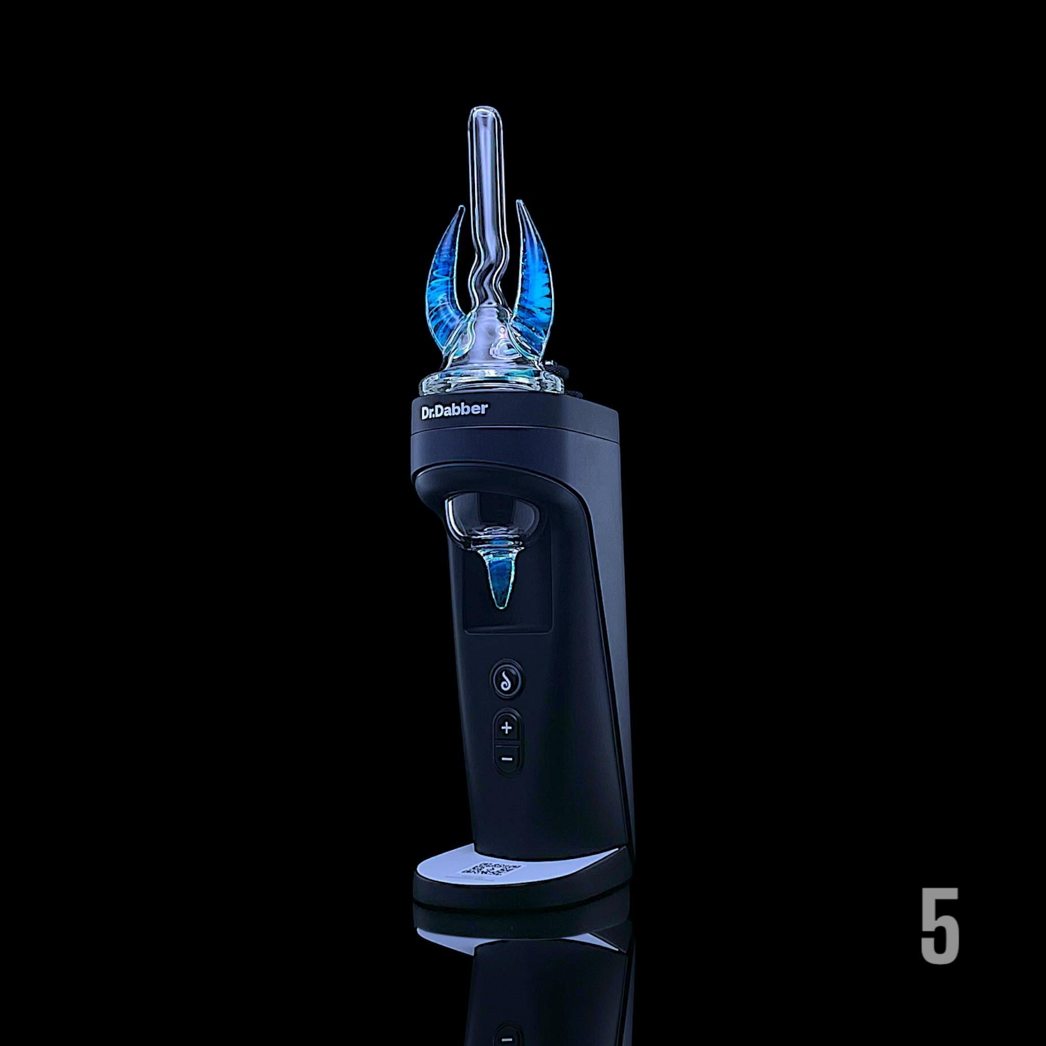 MAGIZLE GLASS: ACCENTED HORN DR DABBER SWITCH 2 GLASS ATTACHMENT - Image 11