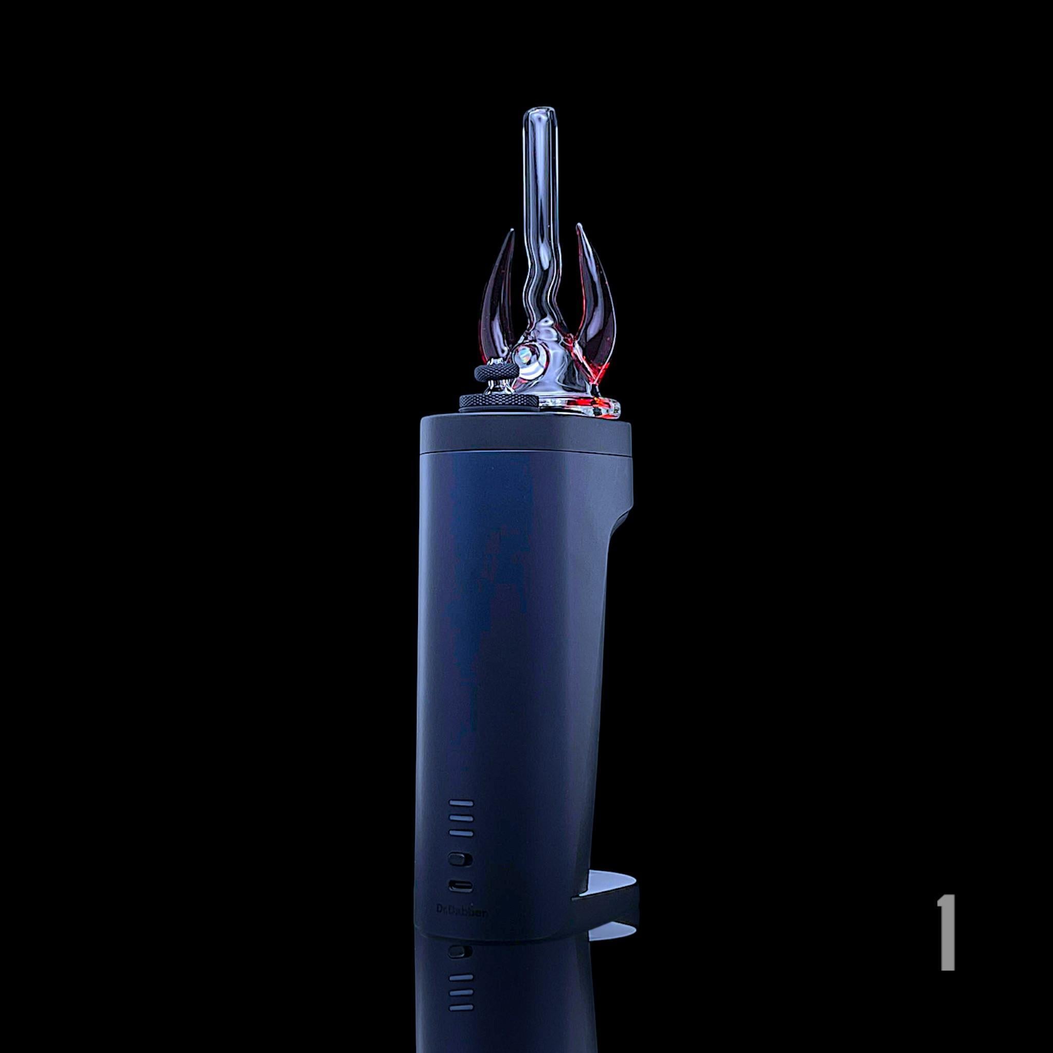 MAGIZLE GLASS: ACCENTED HORN DR DABBER SWITCH 2 GLASS ATTACHMENT - Image 4