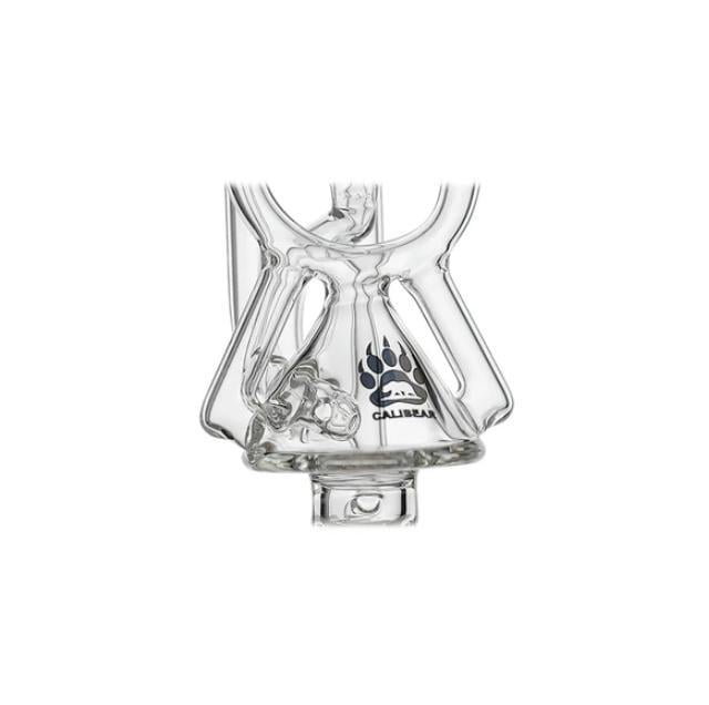 Alternative view of CALI BEAR GLASS: HOURGLASS RECYCLER PUFFCO PIVOT MOUTHPIECE