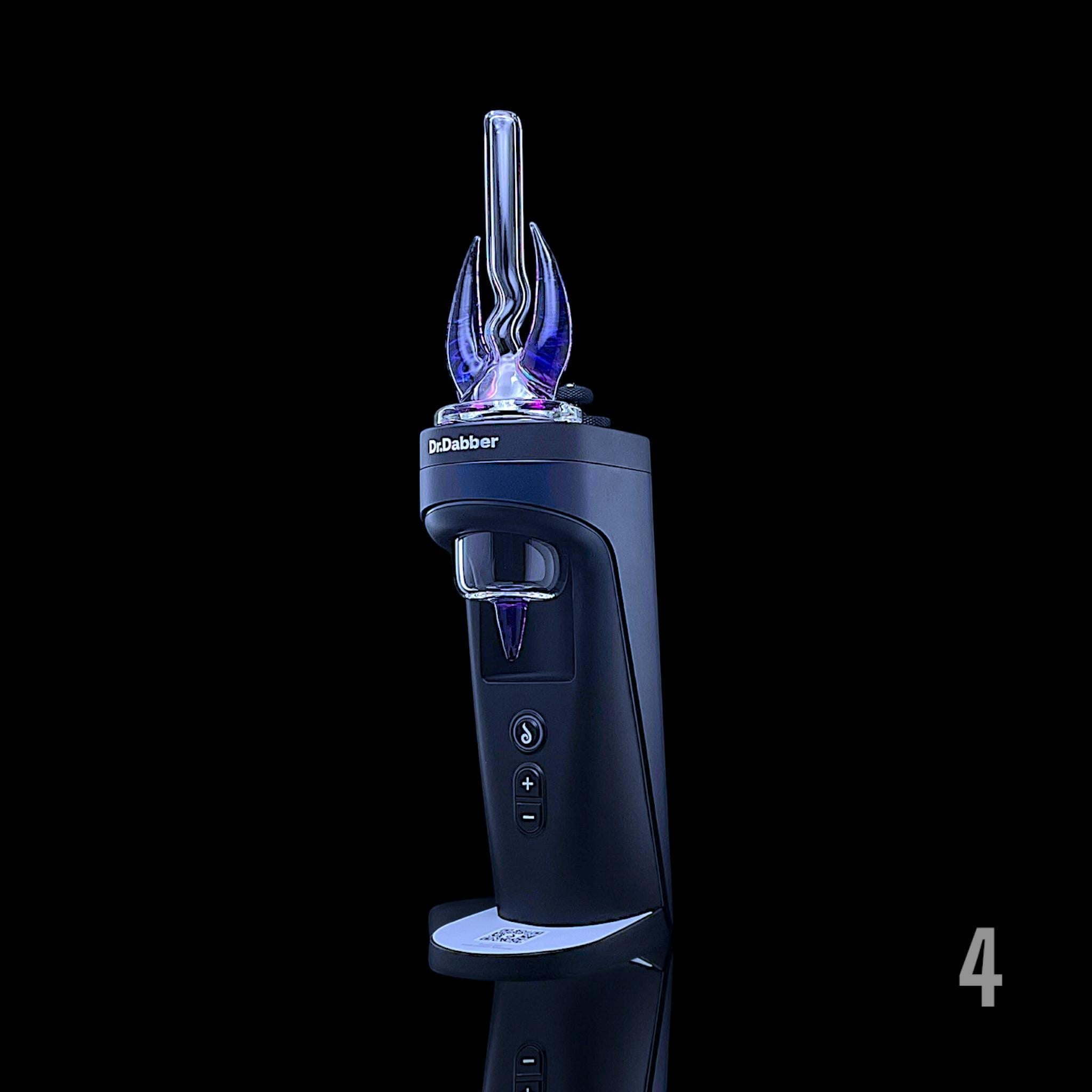 MAGIZLE GLASS: ACCENTED HORN DR DABBER SWITCH 2 GLASS ATTACHMENT - Image 9