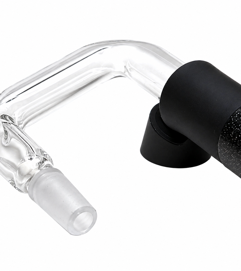 Alternative view of TOM FINN GLASS: ALL GLASS VORTEX ENHANCED ADAPTER FOR PUFFCO PIVOT
