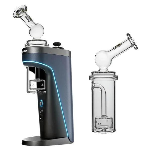 CALI BEAR GLASS: CURVE FLOW SIDECAR DR DABBER SWITCH 2 GLASS ATTACHMENT