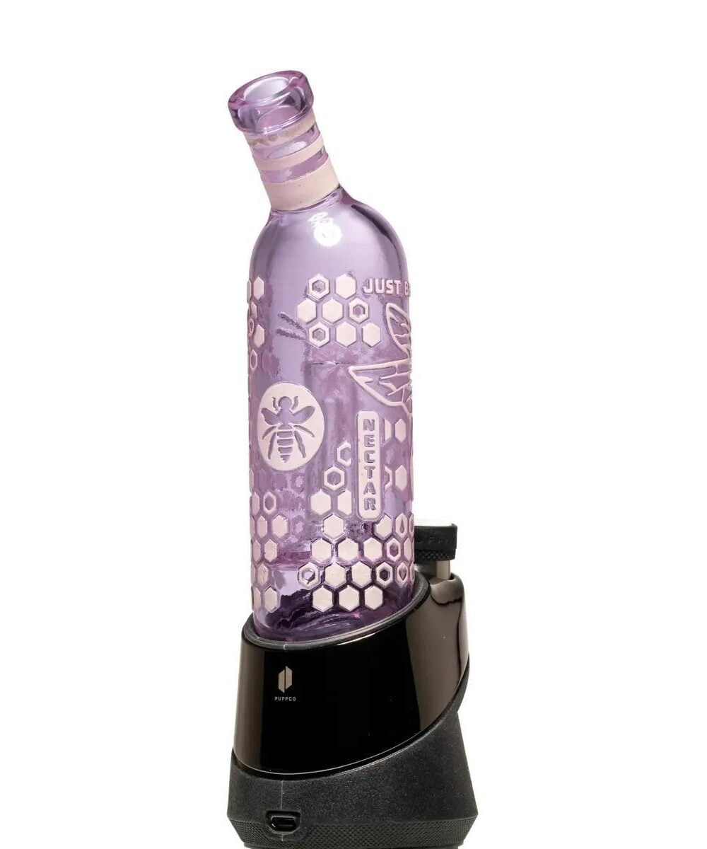 Alternative view of MILKY WAY GLASS: NECTAR PUFFCO PEAK GLASS ATTACHMENT