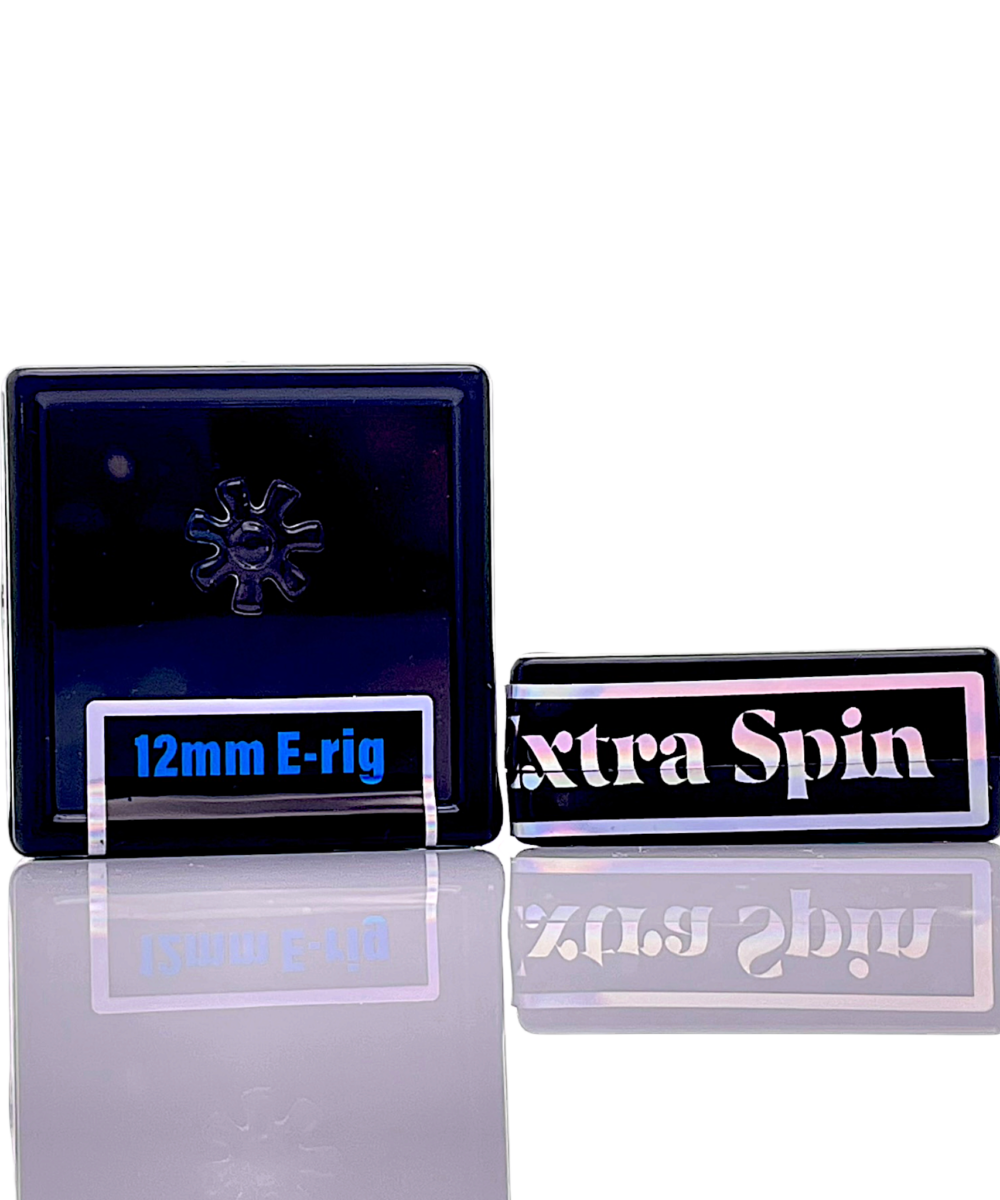 BLACK MARKET GLASS: 12MM (ES) EXTRA SPIN QUARTZ FLAKE FOR PUFFCO PEAK
