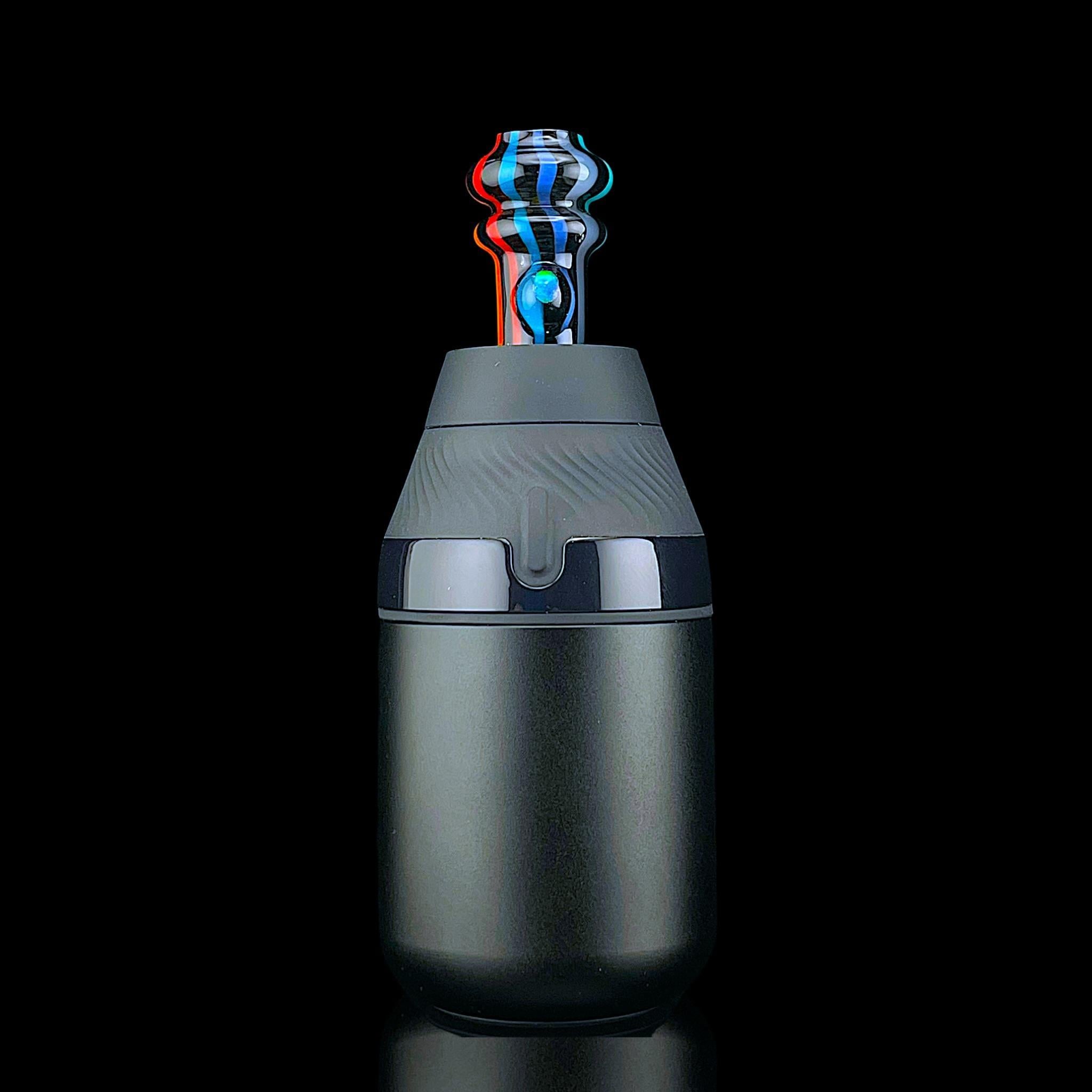 IRIDESCENT GLASS: OPAL STRIPE PUFFCO PROXY CORE MOUTHPIECE