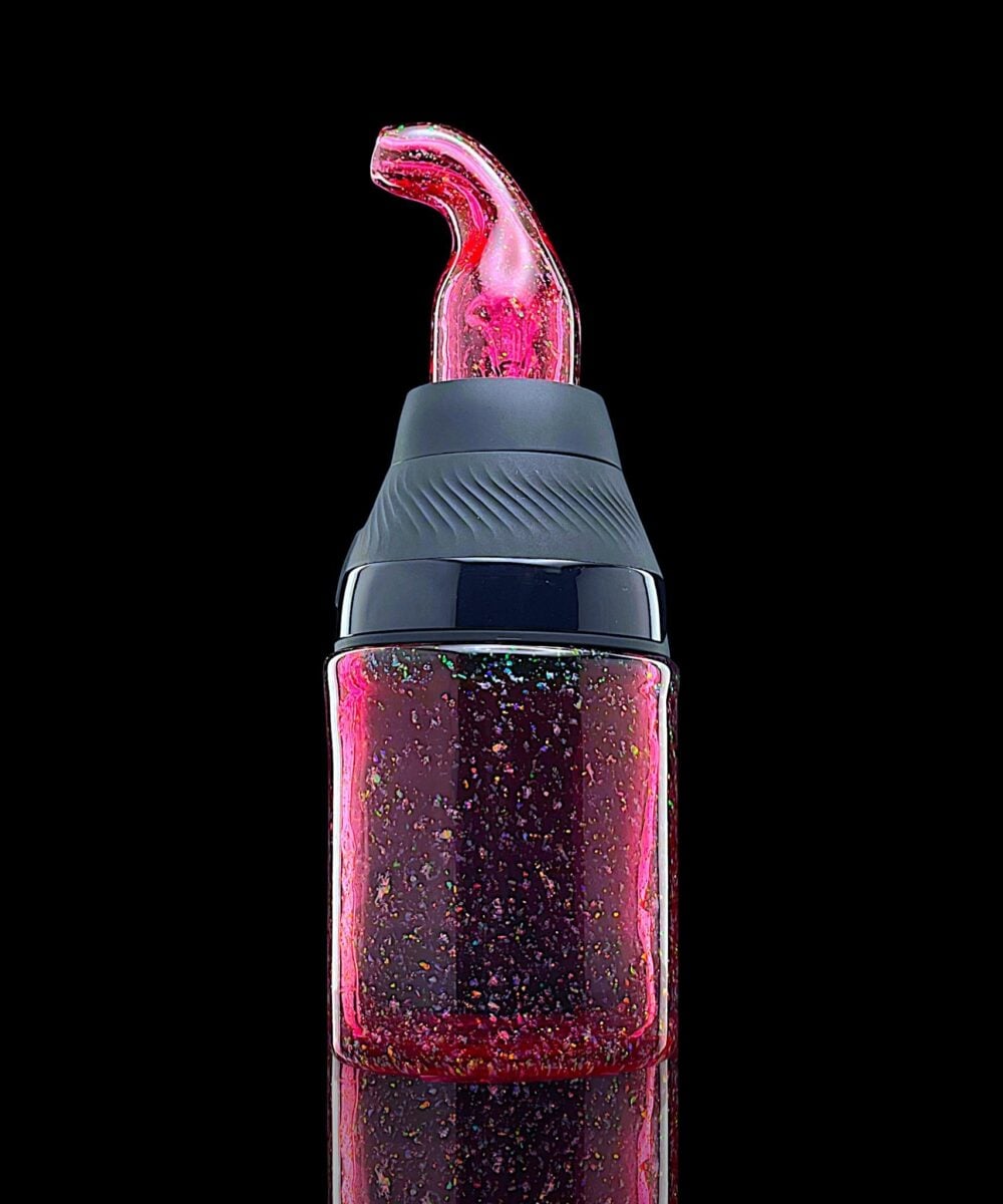 Alternative view of GLASS ART BY SHAGGY: CROPAL COLOR CUP AND MOUTHPIECE SET FOR PUFFCO PROXY CORE